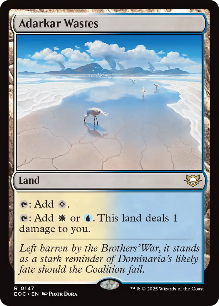 Adarkar Wastes [Edge of Eternities Commander] | Magic Magpie