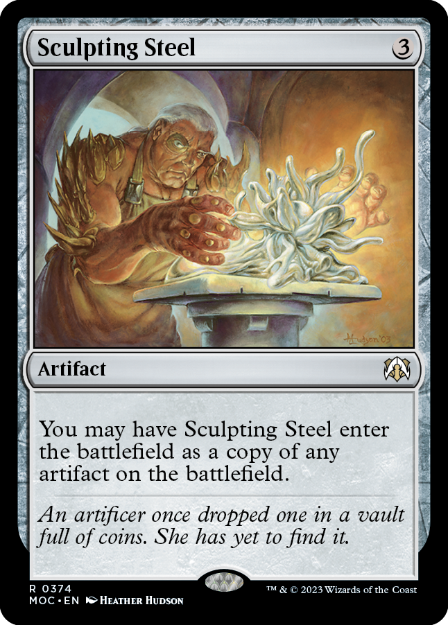 Sculpting Steel [March of the Machine Commander] | Magic Magpie