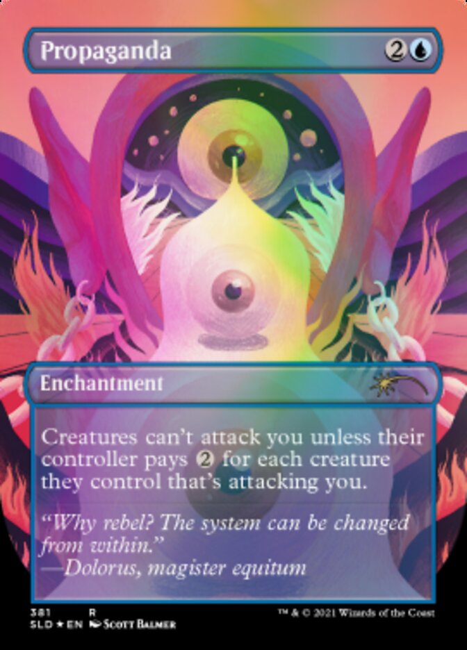 Propaganda // Propaganda (Borderless) [Secret Lair Drop Series] | Magic Magpie