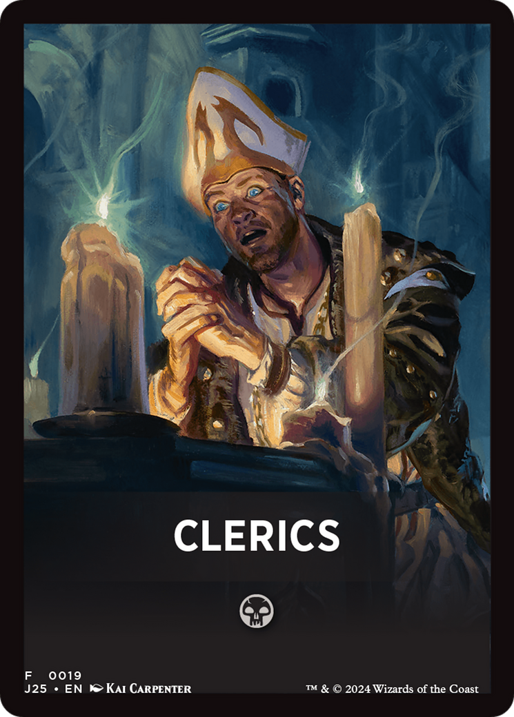 Clerics Theme Card [Foundations Jumpstart Front Cards] | Magic Magpie