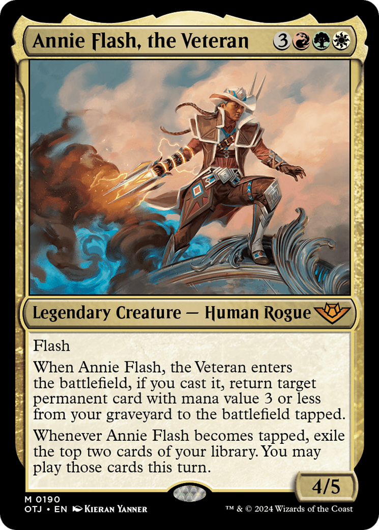 Annie Flash, the Veteran [Outlaws of Thunder Junction] | Magic Magpie