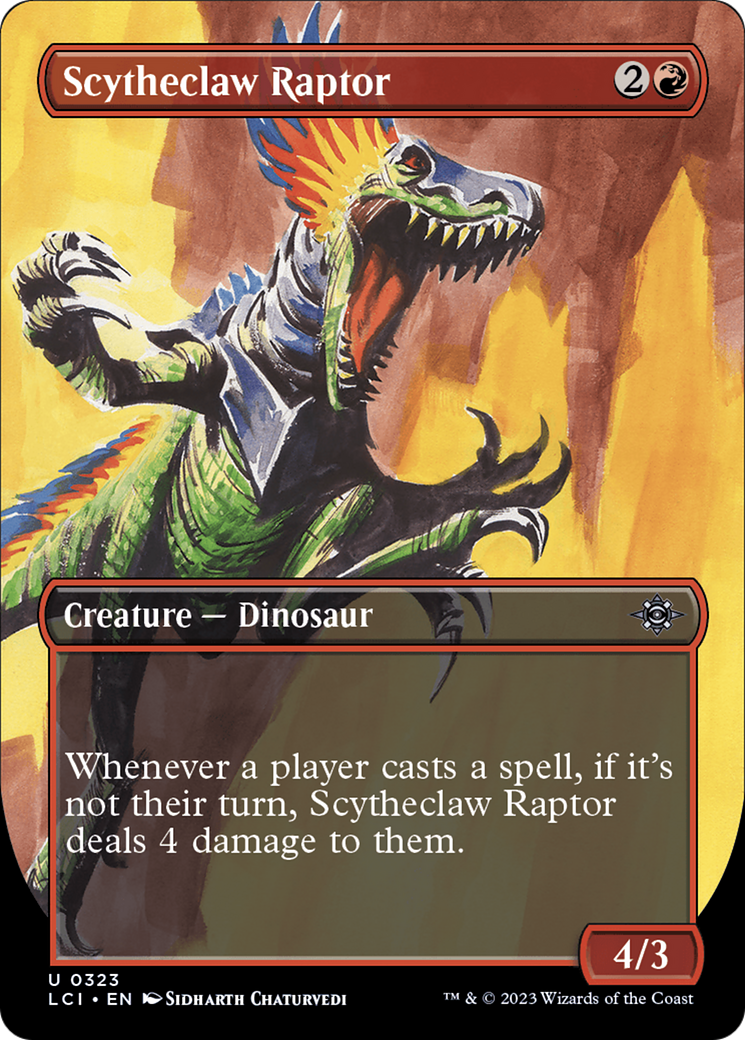 Scytheclaw Raptor (Borderless) [The Lost Caverns of Ixalan] | Magic Magpie