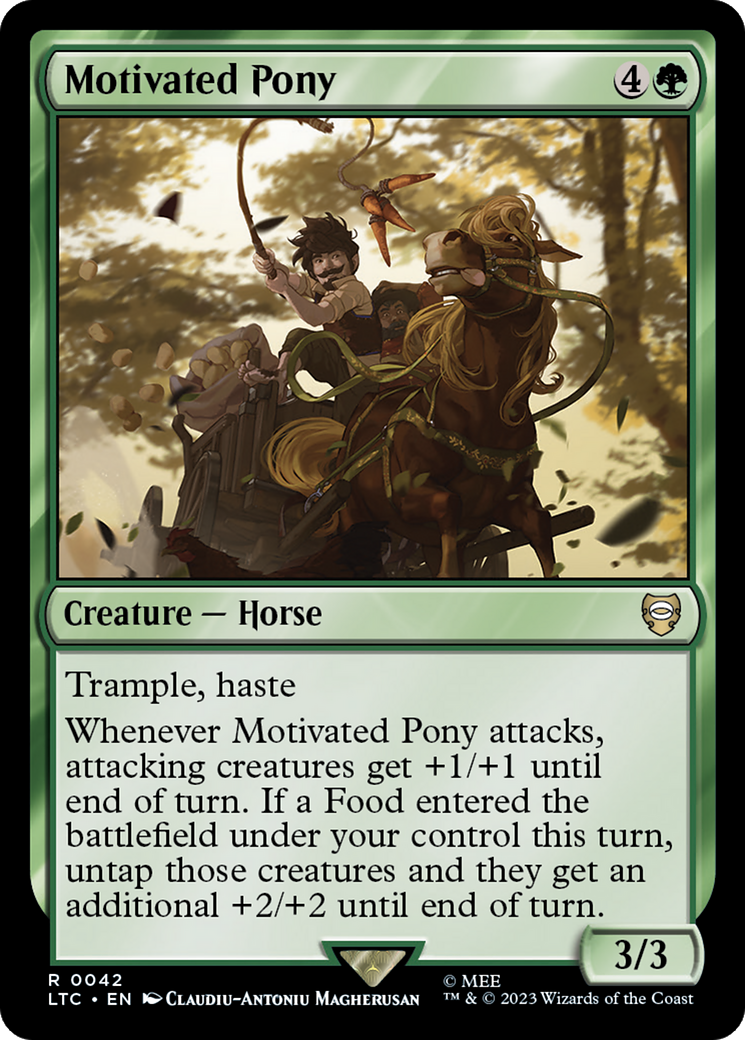 Motivated Pony [The Lord of the Rings: Tales of Middle-Earth Commander] | Magic Magpie