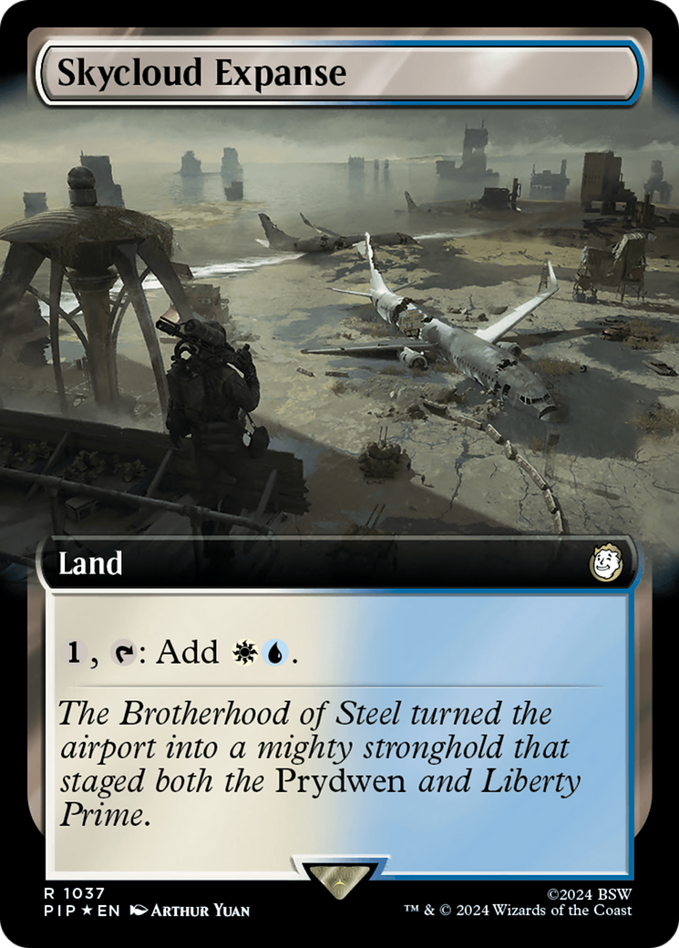 Skycloud Expanse (Extended Art) (Surge Foil) [Fallout] | Magic Magpie