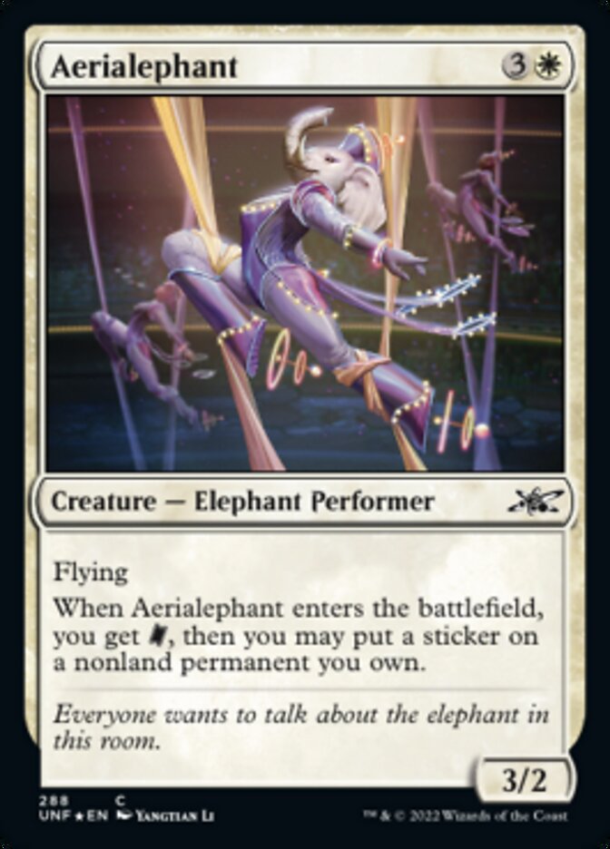 Aerialephant (Galaxy Foil) [Unfinity] | Magic Magpie