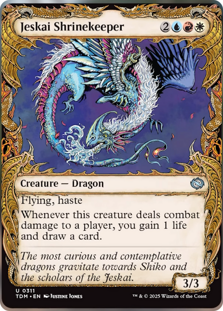 Jeskai Shrinekeeper (Showcase) [Tarkir: Dragonstorm] | Magic Magpie