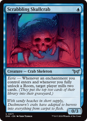 Scrabbling Skullcrab [Duskmourn: House of Horror] | Magic Magpie