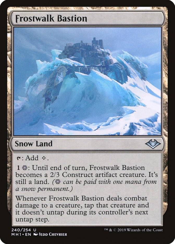 Frostwalk Bastion [Modern Horizons] | Magic Magpie