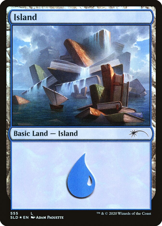 Island (Well Read) (555) [Secret Lair Drop Promos] | Magic Magpie