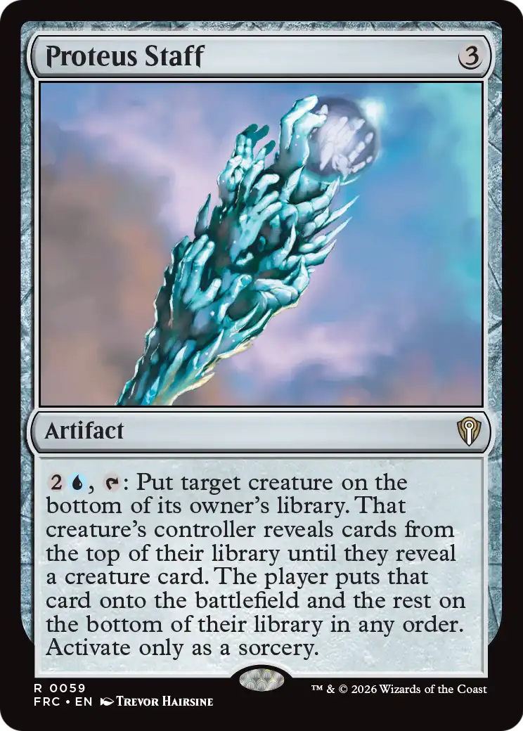 Proteus Staff [Reality Fracture Commander] | Magic Magpie