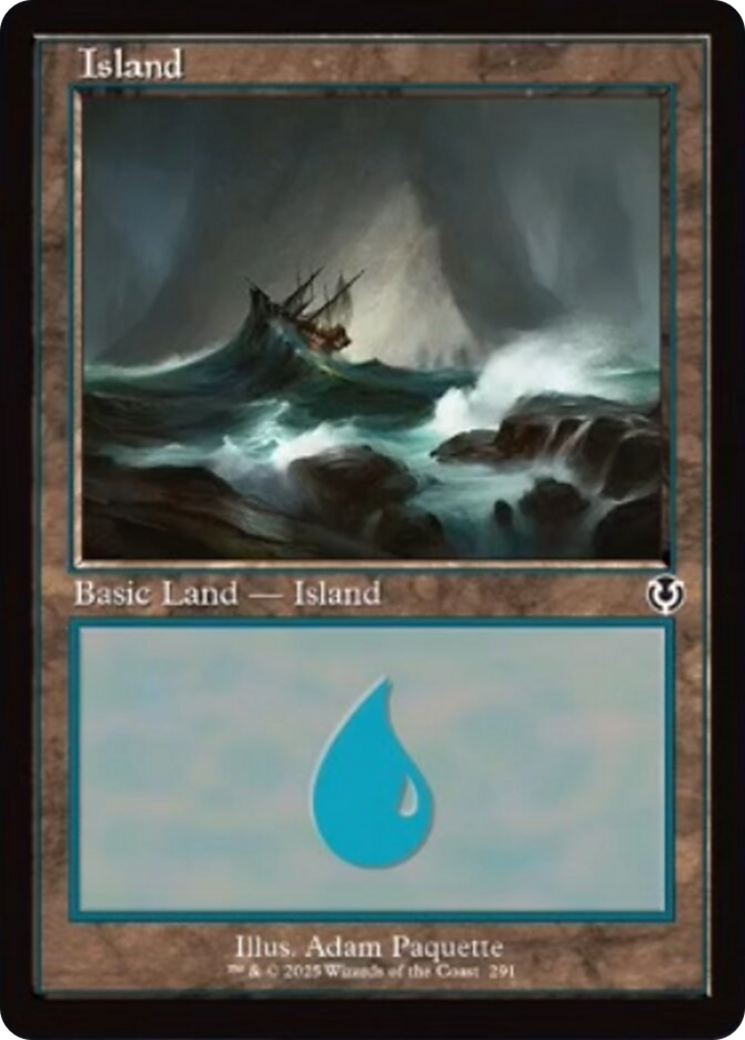 Island (291) (Retro Frame) [Innistrad Remastered] | Magic Magpie