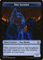 Zombie // Dog Illusion Double-Sided Token [Dungeons & Dragons: Adventures in the Forgotten Realms Tokens] | Magic Magpie
