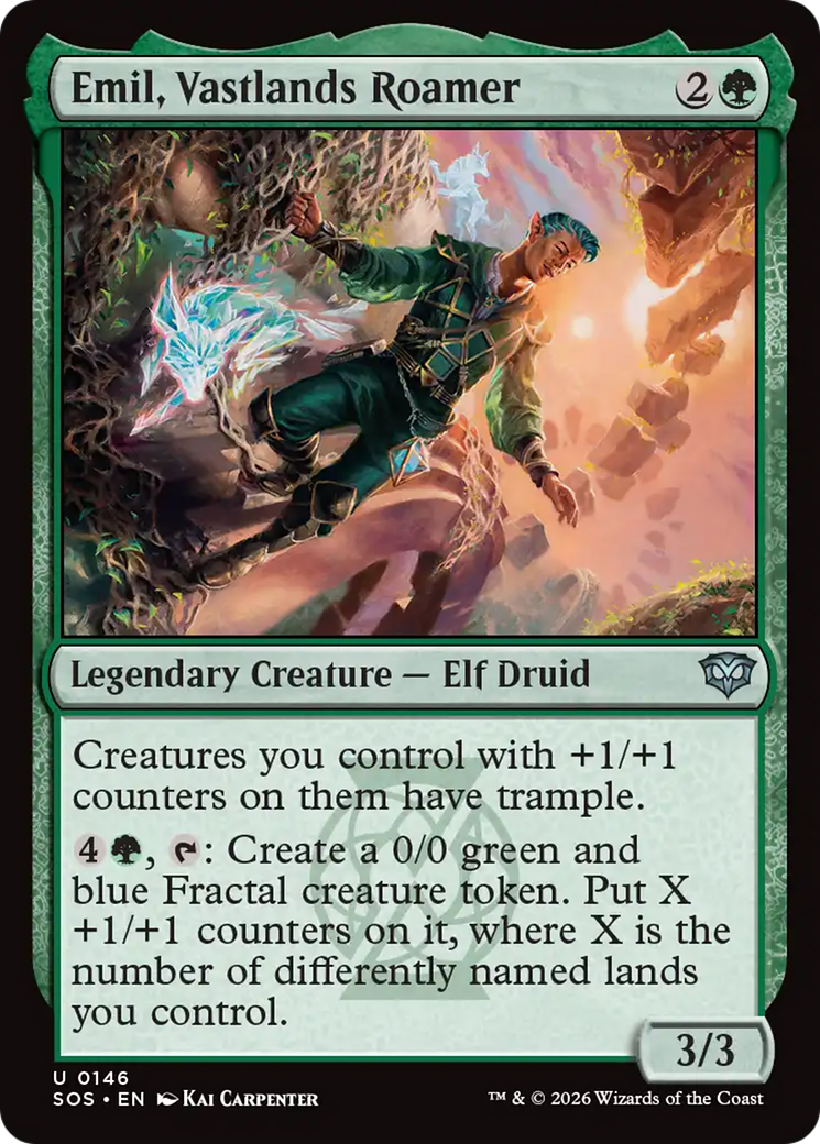 Emil, Vastlands Roamer [Secrets of Strixhaven] | Magic Magpie