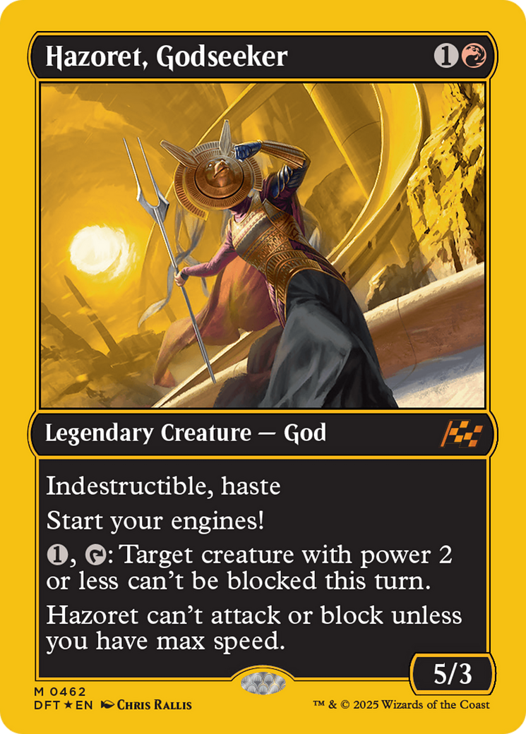 Hazoret, Godseeker (First-Place Foil) [Aetherdrift] | Magic Magpie