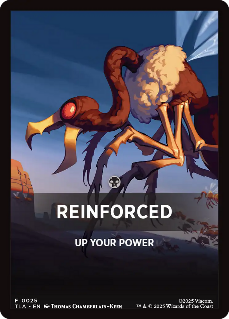 Reinforced Theme Card [Avatar: The Last Airbender Tokens] | Magic Magpie