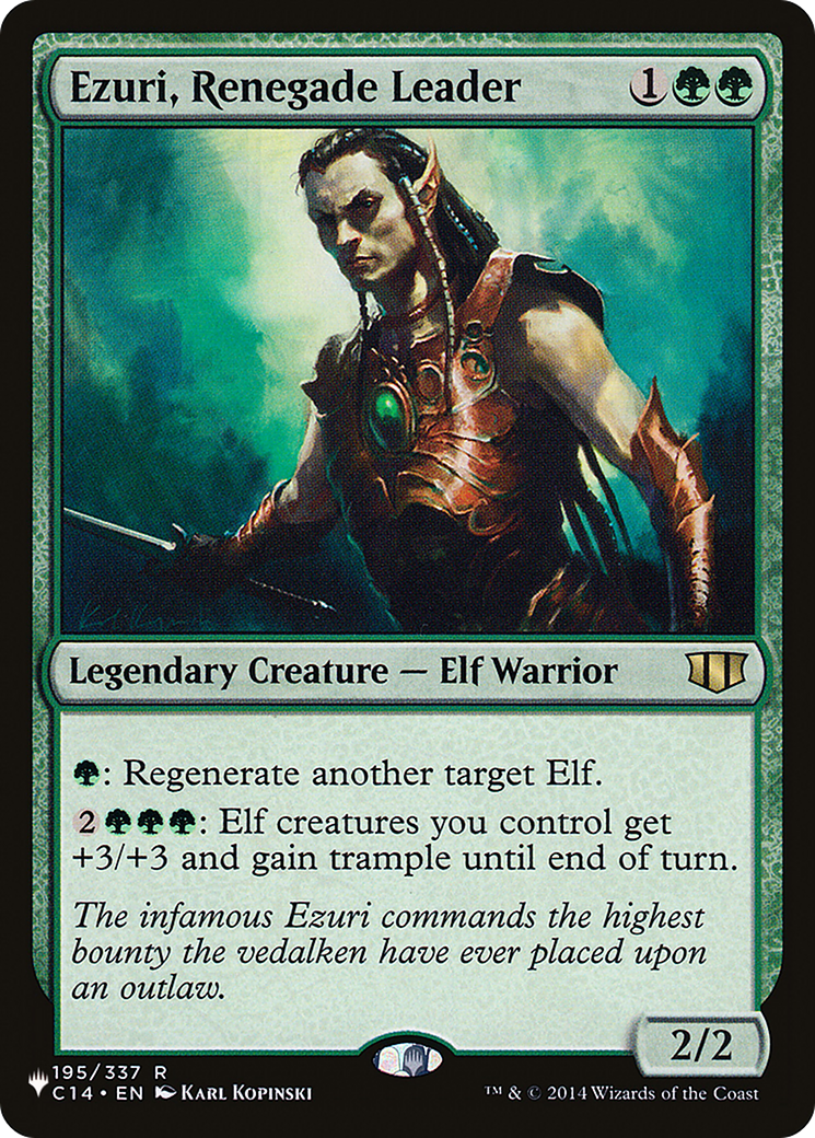 Ezuri, Renegade Leader [The List] | Magic Magpie