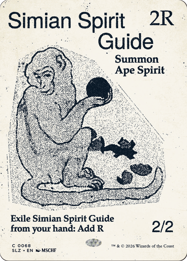Simian Spirit Guide (0068) [Secret Lair x MSCHF: The Zeta Set] | Magic Magpie