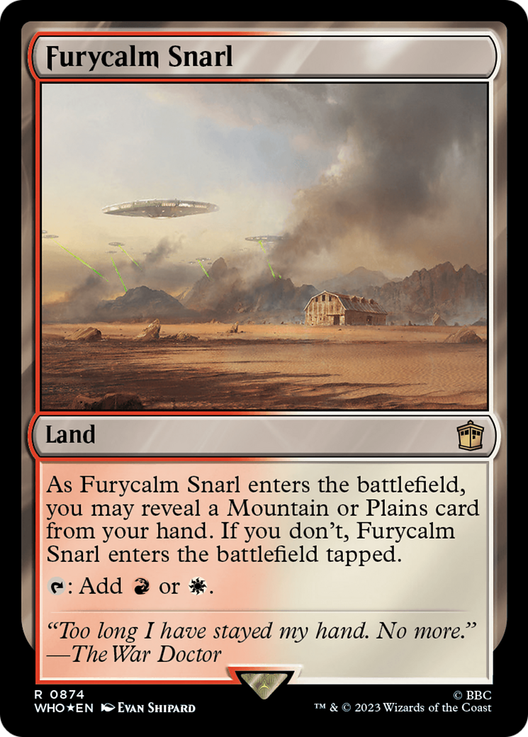 Furycalm Snarl (Surge Foil) [Doctor Who] | Magic Magpie
