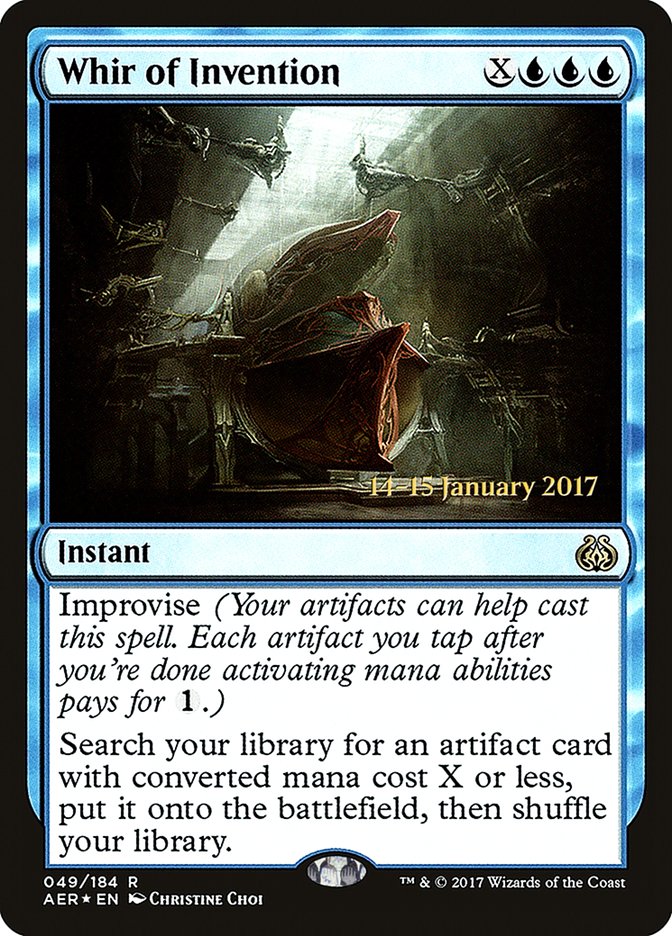 Whir of Invention [Aether Revolt Prerelease Promos] | Magic Magpie