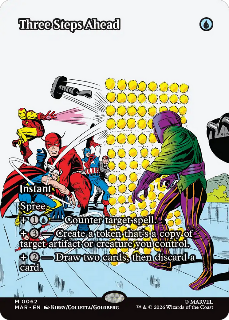 Three Steps Ahead (Borderless) [Marvel Universe: Eternal-Legal] | Magic Magpie