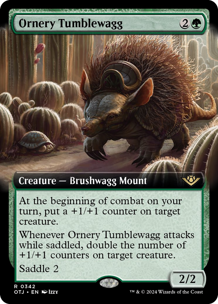 Ornery Tumblewagg (Extended Art) [Outlaws of Thunder Junction] | Magic Magpie