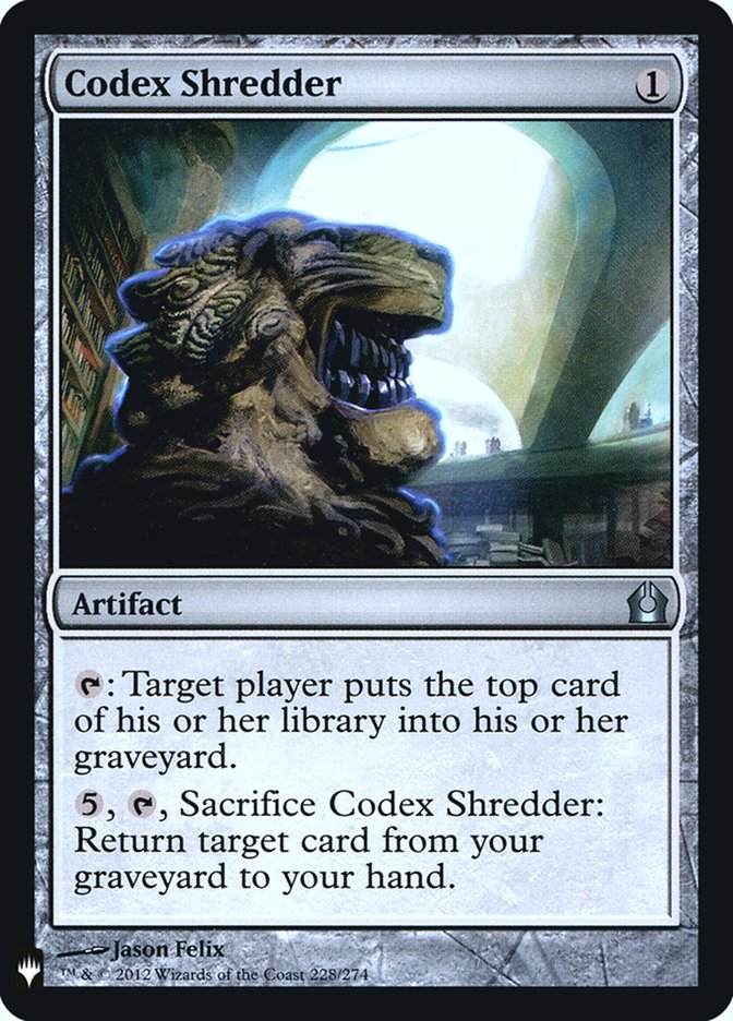 Codex Shredder [Mystery Booster] | Magic Magpie