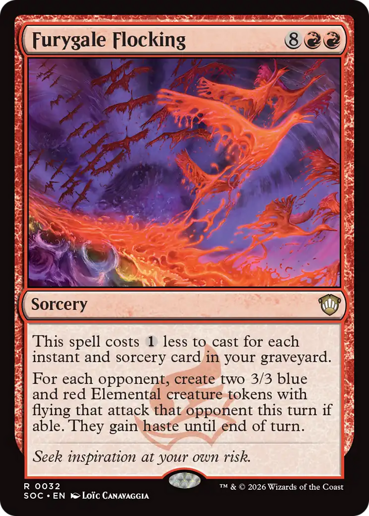 Furygale Flocking [Secrets of Strixhaven Commander] | Magic Magpie