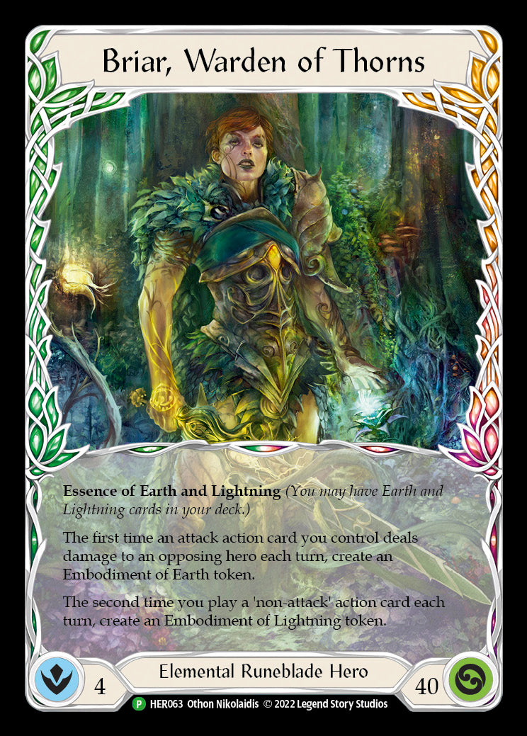 Briar, Warden of Thorns [HER063] (Promo)  Cold Foil | Magic Magpie