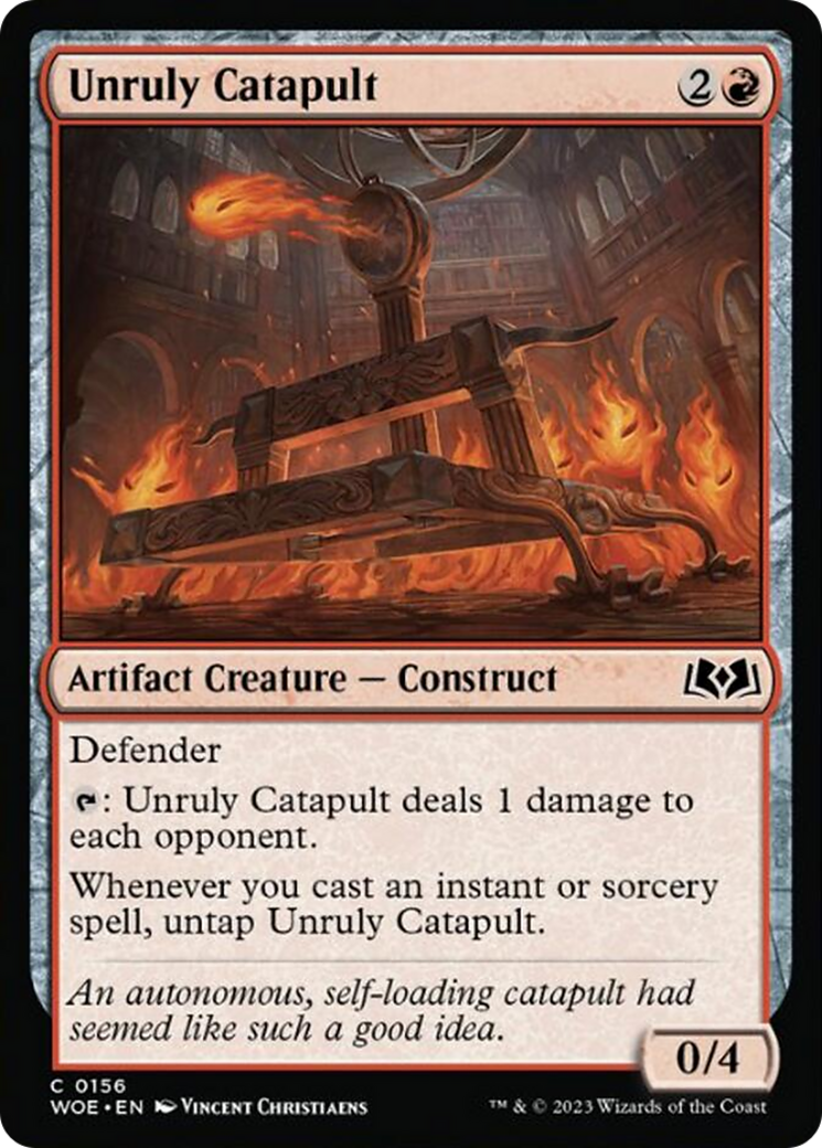 Unruly Catapult [Wilds of Eldraine] | Magic Magpie