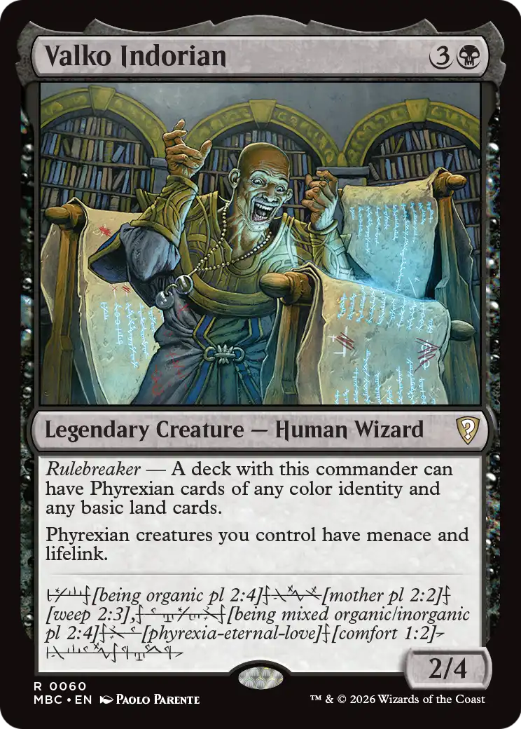 Valko Indorian [Mystery Booster: Commander Edition] | Magic Magpie