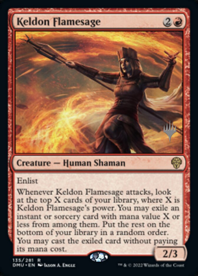 Keldon Flamesage (Promo Pack) [Dominaria United Promos] | Magic Magpie