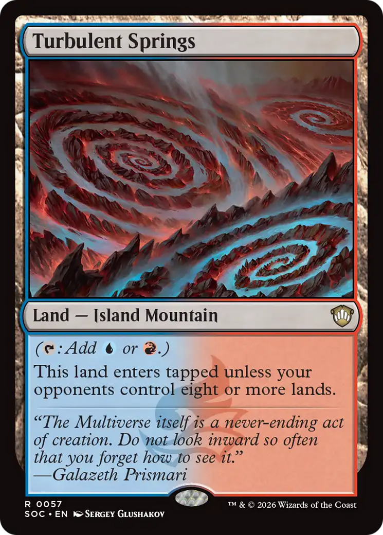 Turbulent Springs [Secrets of Strixhaven Commander] | Magic Magpie