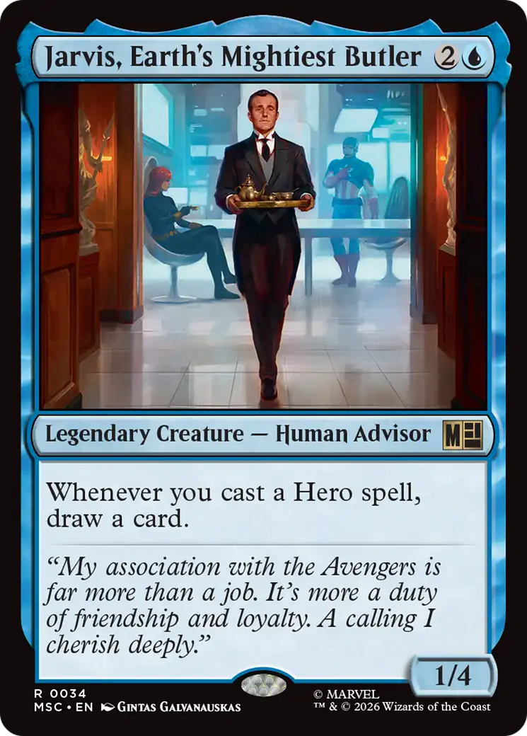Jarvis, Earth's Mightiest Butler [Marvel Super Heroes Commander] | Magic Magpie