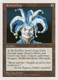 Jester's Cap (Oversized) [Oversize Cards] | Magic Magpie