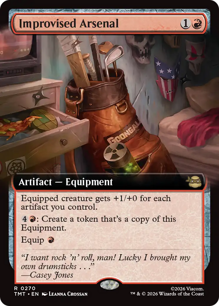 Improvised Arsenal (Extended Art) [Teenage Mutant Ninja Turtles] | Magic Magpie