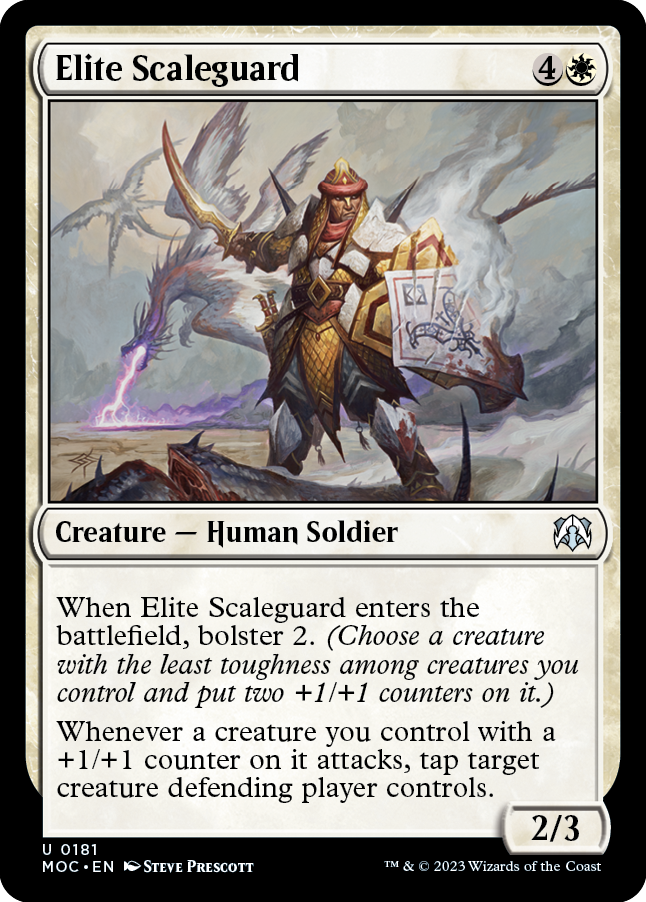 Elite Scaleguard [March of the Machine Commander] | Magic Magpie