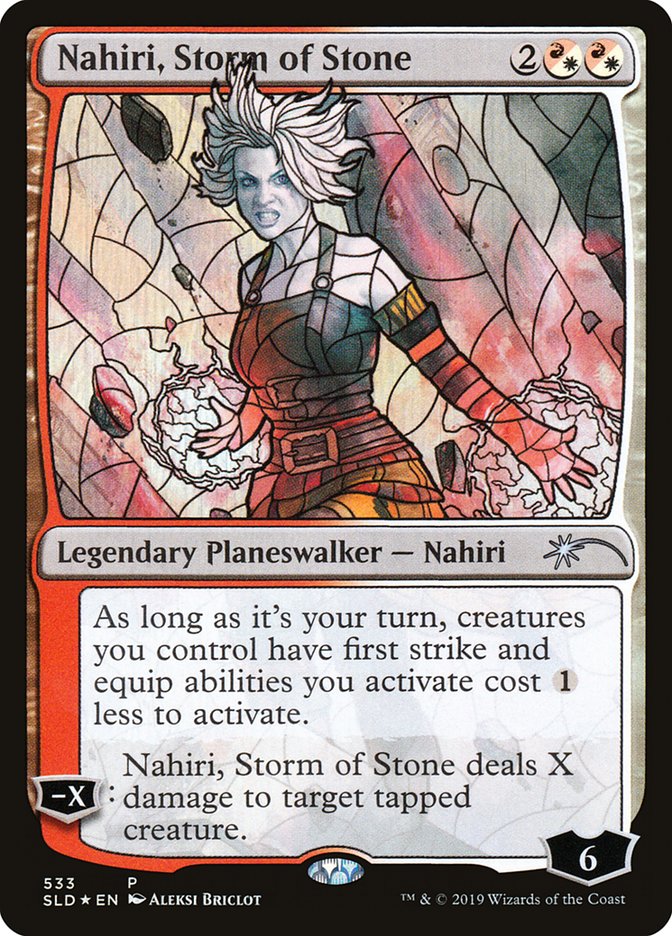 Nahiri, Storm of Stone (Stained Glass) [Secret Lair Drop Promos] | Magic Magpie