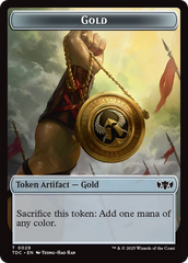 Elemental (0016) // Gold Double-Sided Token [Tarkir: Dragonstorm Commander Tokens] | Magic Magpie