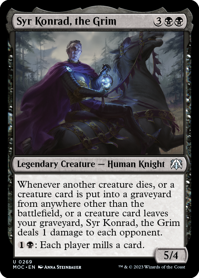 Syr Konrad, the Grim [March of the Machine Commander] | Magic Magpie