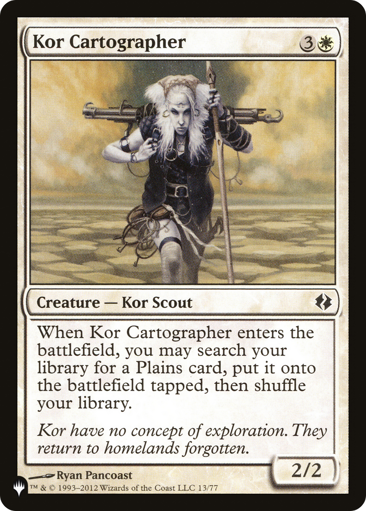 Kor Cartographer [The List Reprints] | Magic Magpie