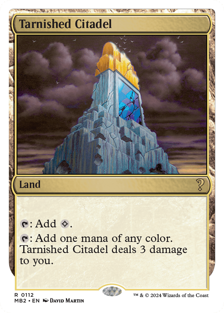 Tarnished Citadel (White Border) [Mystery Booster 2] | Magic Magpie