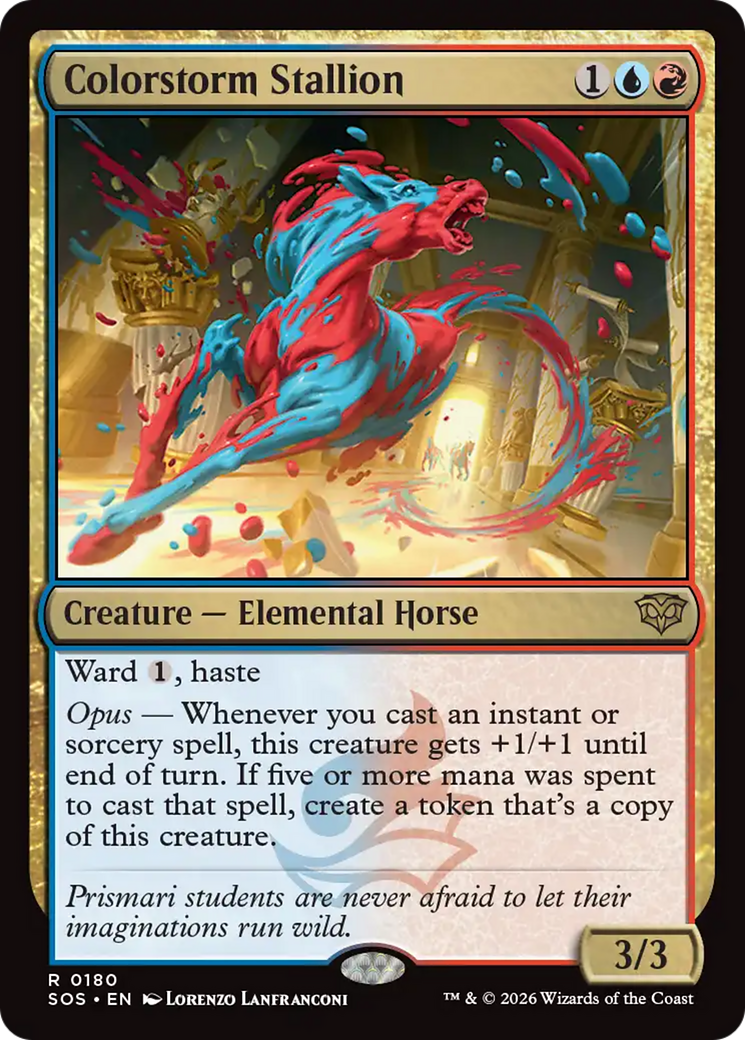 Colorstorm Stallion [Secrets of Strixhaven] | Magic Magpie