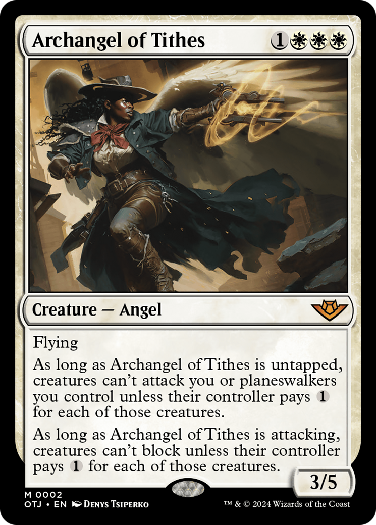 Archangel of Tithes [Outlaws of Thunder Junction] | Magic Magpie