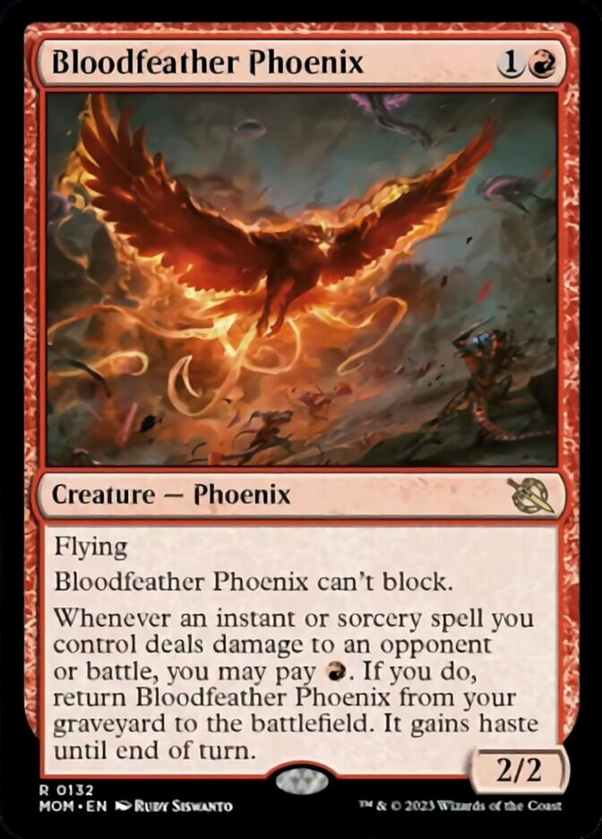 Bloodfeather Phoenix [March of the Machine] | Magic Magpie