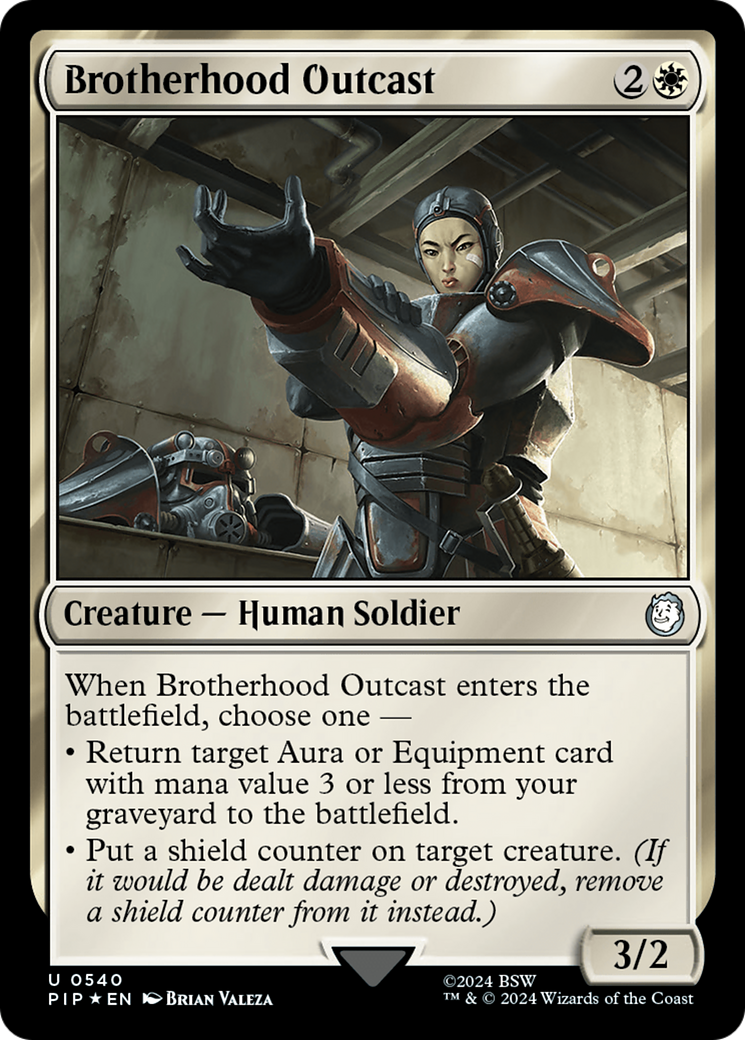 Brotherhood Outcast (Surge Foil) [Fallout] | Magic Magpie