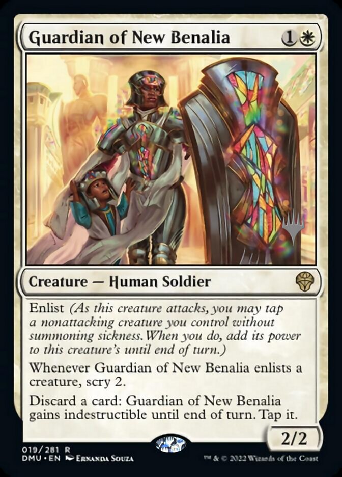 Guardian of New Benalia (Promo Pack) [Dominaria United Promos] | Magic Magpie