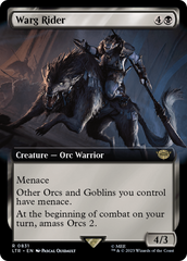 Warg Rider (Extended Art) [The Lord of the Rings: Tales of Middle-Earth] | Magic Magpie