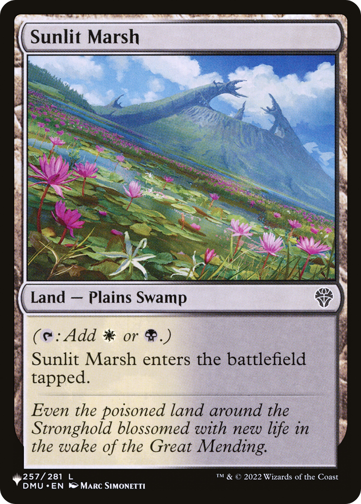 Sunlit Marsh [The List Reprints] | Magic Magpie