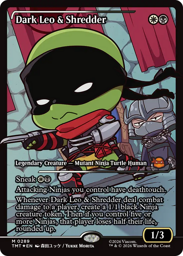 Dark Leo & Shredder (Showcase) [Teenage Mutant Ninja Turtles] | Magic Magpie