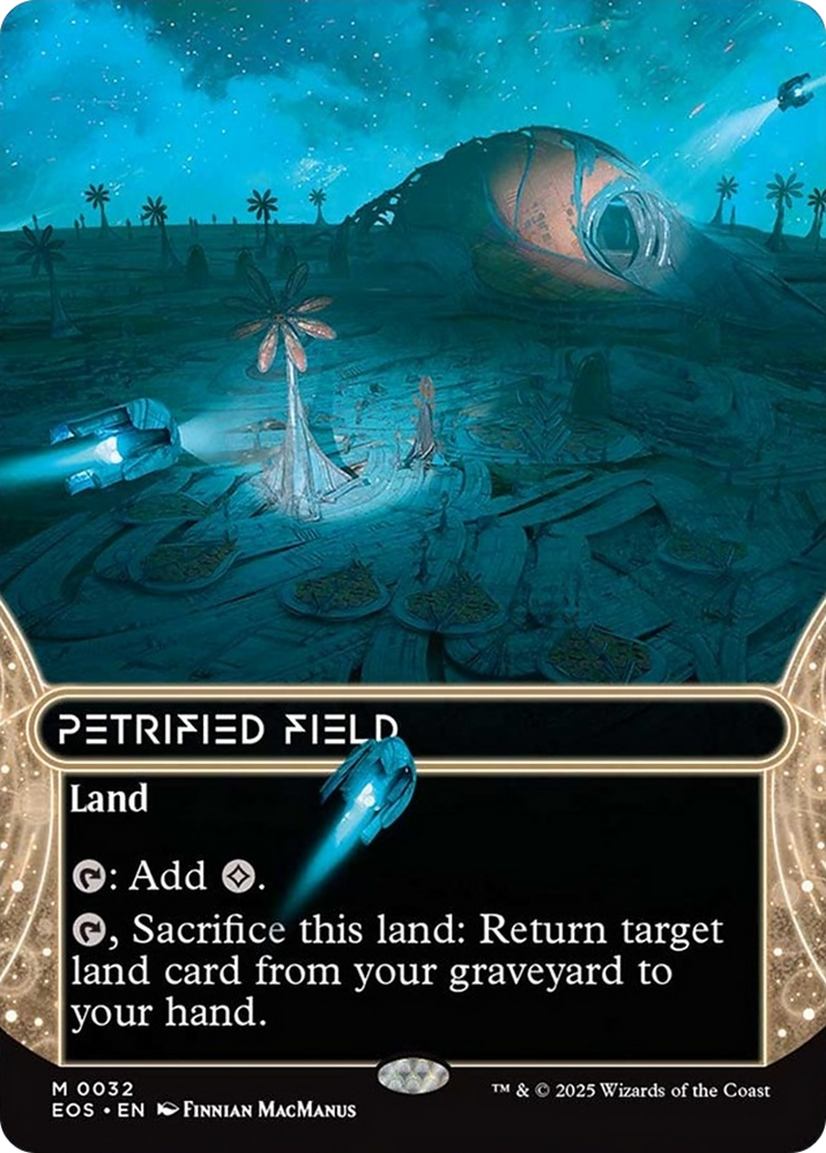 Petrified Field (0032) (Borderless) [Edge of Eternities: Stellar Sights] | Magic Magpie